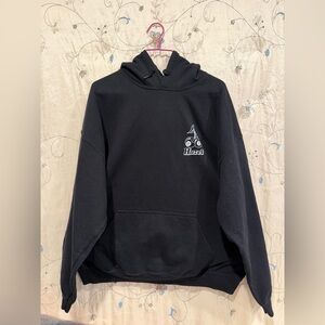 Hazel Men's Black Hoodie Sweater